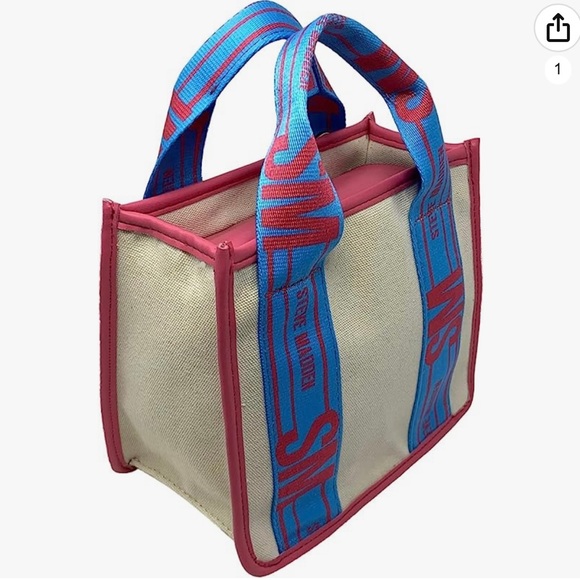 Steve Madden Bwebber Tote Bag - viral on Tik Tok (BNWT) Cotton candy - Picture 6 of 7